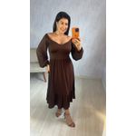 VESTIDO SILVI - MARROM