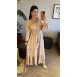 VESTIDO STELLA - NUDE FLORAL
