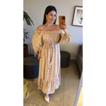 VESTIDO STELLA - NUDE FLORAL