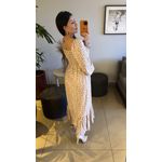 VESTIDO STELLA - NUDE FLORAL