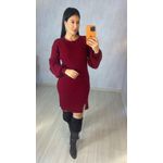 VESTIDO TRICOT MOUSSE CEREJA