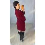 VESTIDO TRICOT MOUSSE CEREJA
