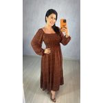 VESTIDO STELLA - MARROM