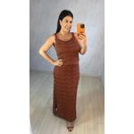 CONJUNTO TRICOT ANTIALERGICO MARROM
