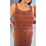 CONJUNTO TRICOT ANTIALERGICO MARROM