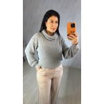 BLUSA TRICOT CINZA ANTIALERGICO
