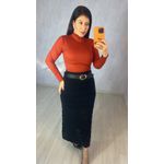 BLUSA SEGUNDA PELE FLANELADA TERRACOTA