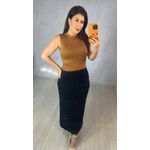 CROPPED TRICOT MARROM