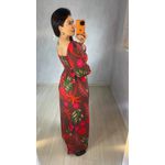 VESTIDO VIRGINIA - MARROM ESTAMPADO