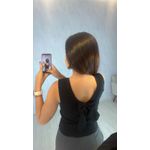 BLUSA TRICOT MODAL LAÇO PRETO