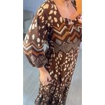VESTIDO LUCIANA MARROM