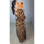 VESTIDO LUCIANA MARROM