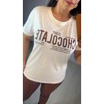 TSHIRT 100% ALGODÃO CHOCOLATE