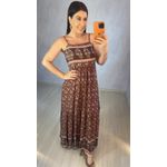VESTIDO GABI MARROM