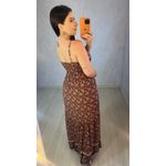 VESTIDO GABI MARROM