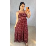 VESTIDO GABI MARSALA