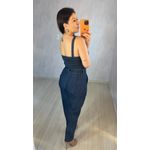 CONJUNTO JEANS CALÇA E CROPPED
