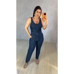 CONJUNTO JEANS CALÇA E CROPPED