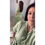 VESTIDO DE BOTOES VERDE MENTA