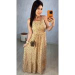 VESTIDO GABI FLORAL AMARELO MANTEIGA