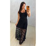 BLUSA PRETA COM RENDA