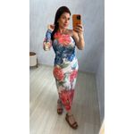 VESTIDO TULE NULA MANGA - FUNDO OFF