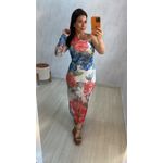 VESTIDO TULE NULA MANGA - FUNDO OFF