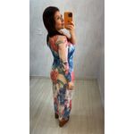 VESTIDO TULE NULA MANGA - FUNDO OFF