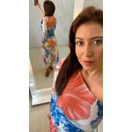 VESTIDO TULE NULA MANGA - FUNDO OFF