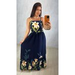 VESTIDO GABI AZUL MARINHO