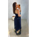 VESTIDO GABI AZUL MARINHO