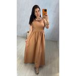 VESTIDO AMORA - NUDE TERROSO