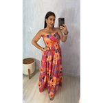 VESTIDO TOMARA QUE CAIA ESTAMPADO LAVANDA