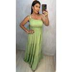 VESTIDO MIDI NULA MANGA VERDE