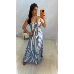 VESTIDO VIVI OFF E AZUL