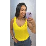 BLUSA FRUFRU AMARELA