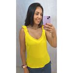 BLUSA FRUFRU AMARELA