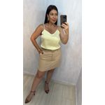 BLUSA ERIKA ACETINADA - CHAMPAGNE