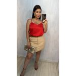 BLUSA ERIKA ACETINADA - VERMELHA