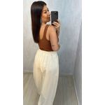 BODY CANELADO - COR CANELA