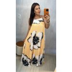 VESTIDO FLORAL PLISSADO