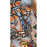 VESTIDO CURTO ESTAMPADO AZUL CLARO