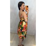 VESTIDO CURTO ESTAMPADO - FUNDO CLARO