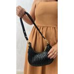 BOLSA MINI BOHO TRAMADA PRETA