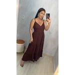 VESTIDO LETICIA - MARROM