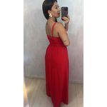 VESTIDO VERMELHO - BORDADO BOHO