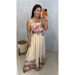 VESTIDO GABI - AVEIA ESTAMPA ROSA