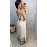 VESTIDO GABI - AVEIA ESTAMPA ROSA