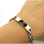 Pulseira Olhar em aço inoxidavel 