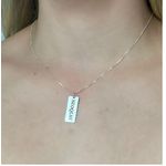 Colar retangular Nome NEOQEAV